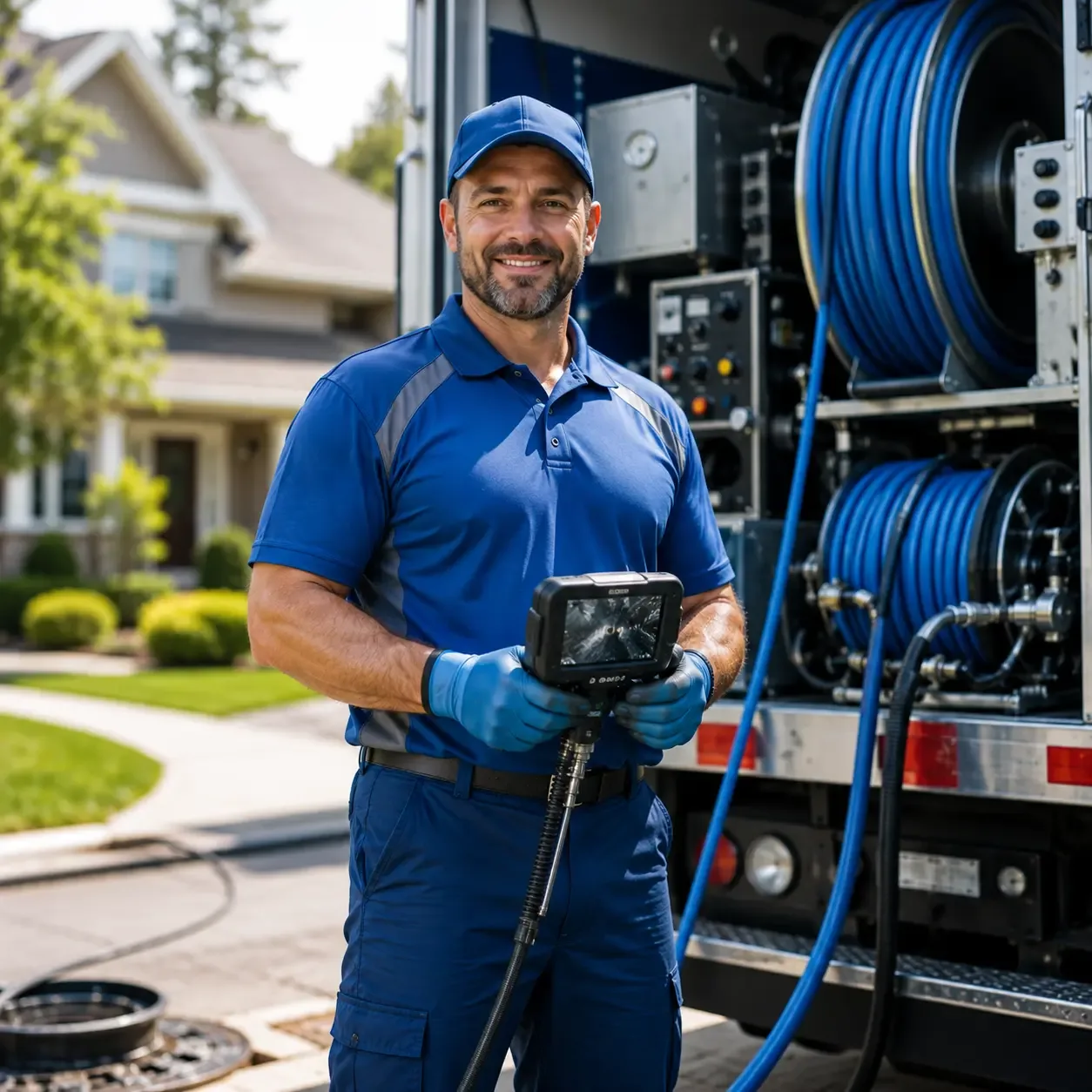 Local outdoor drain cleaning specialists in Bay City, TX
